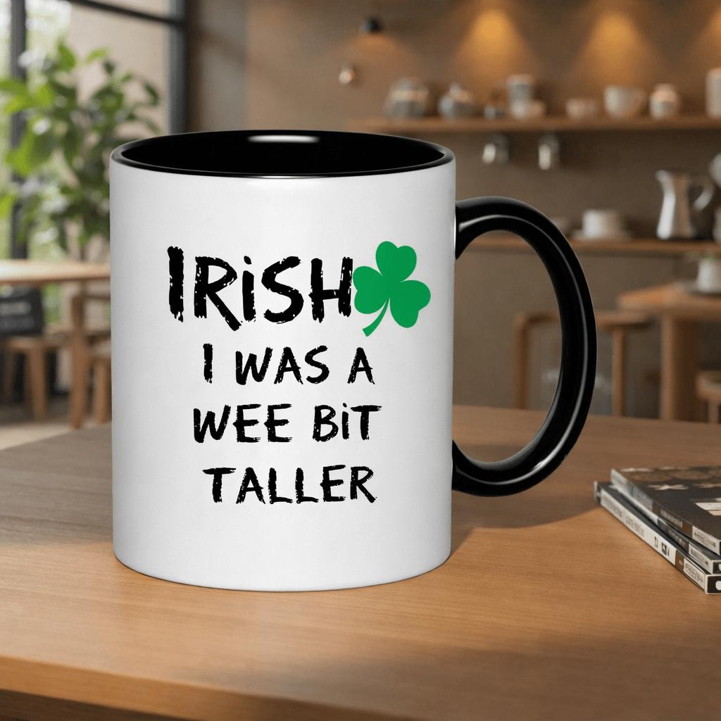 Tailorly Black Accent 11 oz Mug - shamrock