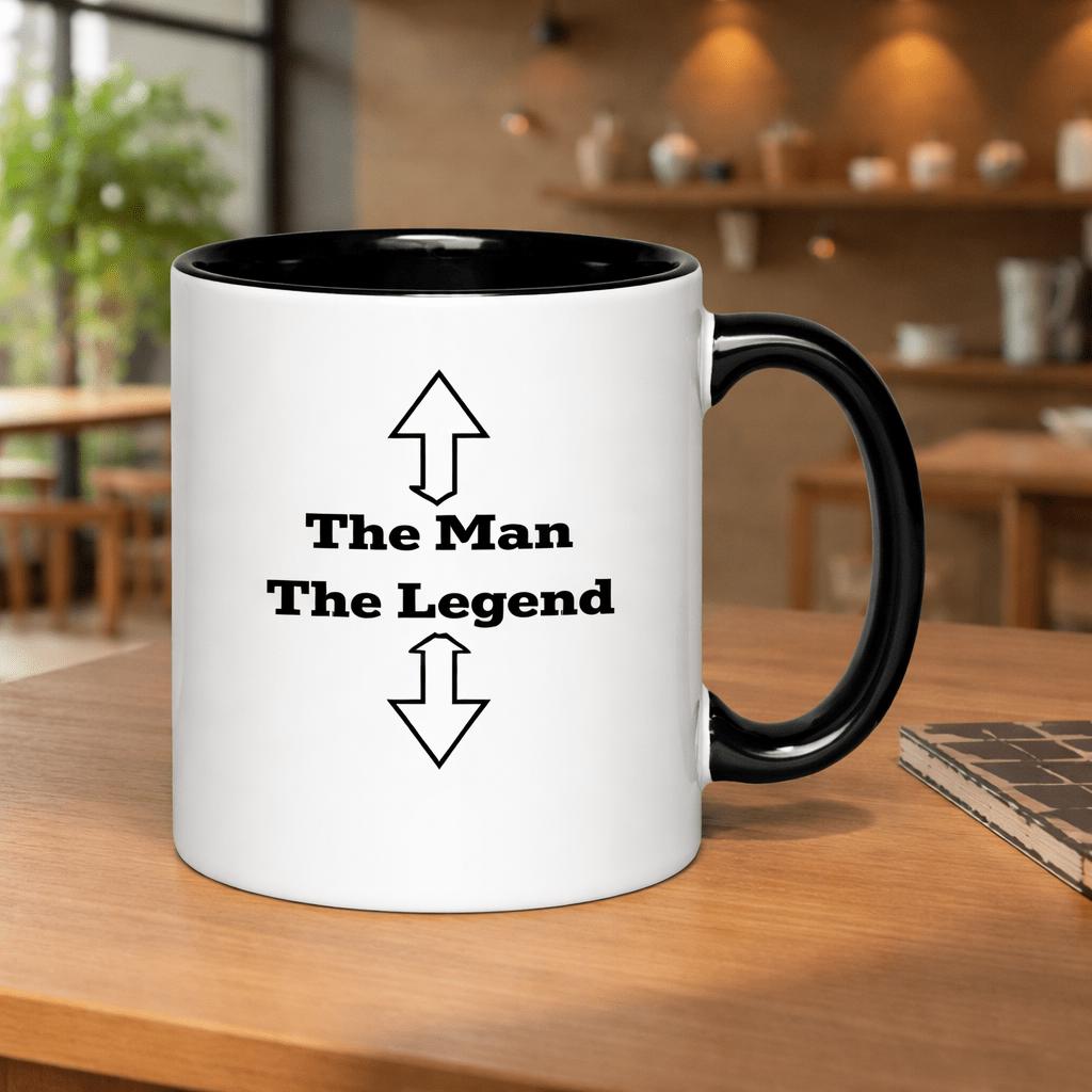 Tailorly Black Accent 11 oz Mug - funny humor statement