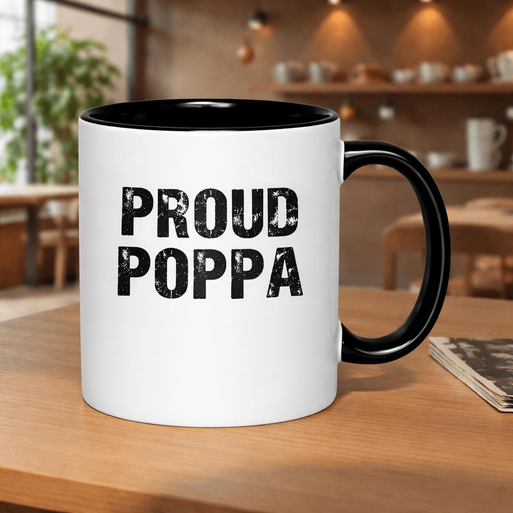 Tailorly Black Accent 11 oz Mug - best grandpa gift text