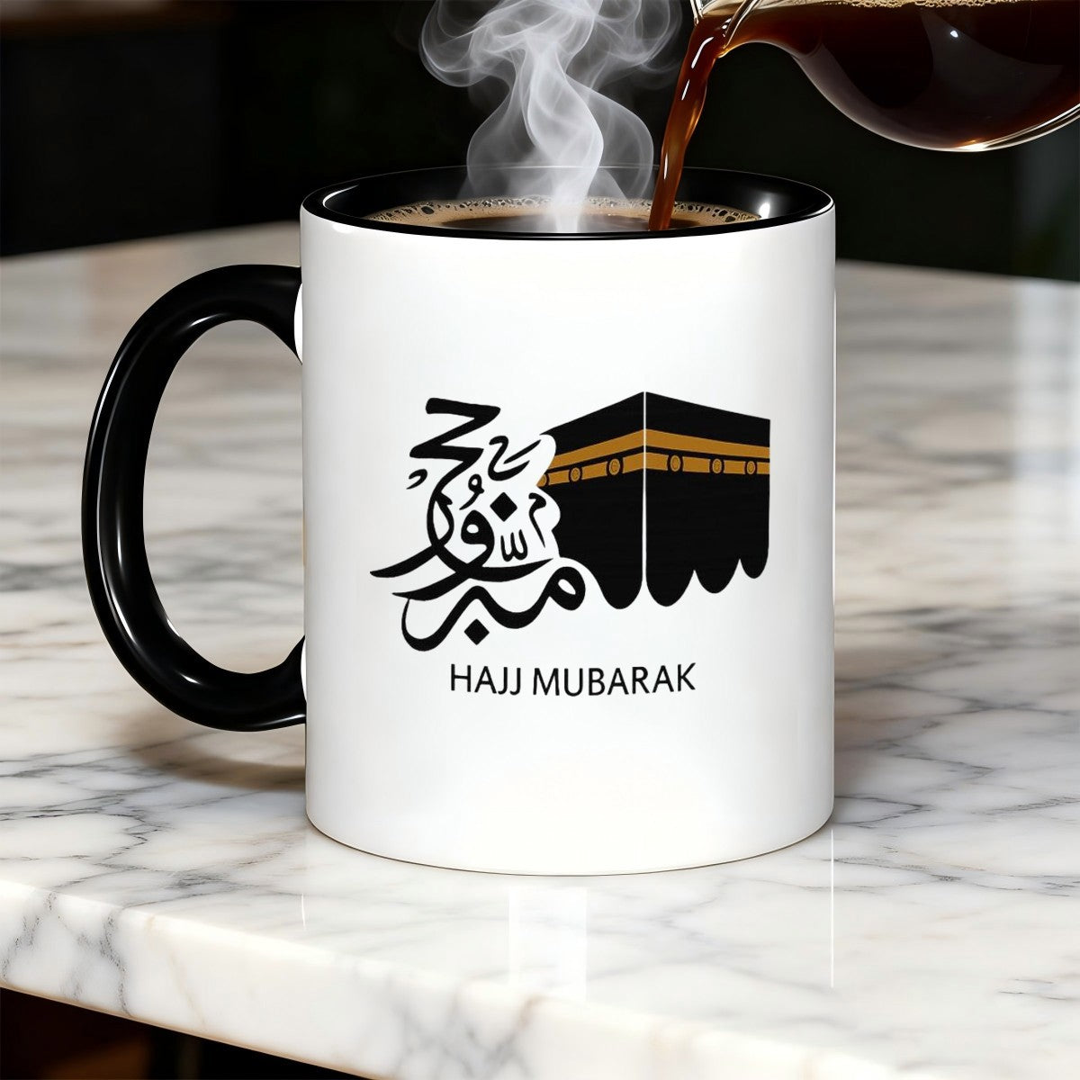 Tailorly Black Accent 11 oz Mug - black white architecture print