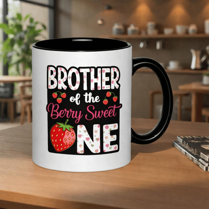 Tailorly Black Accent 11 oz Mug - the brother of the one designed for this reusable has a minimal