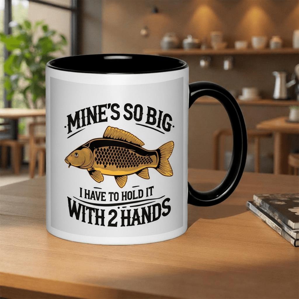 Tailorly Black Accent 11 oz Mug - spooky