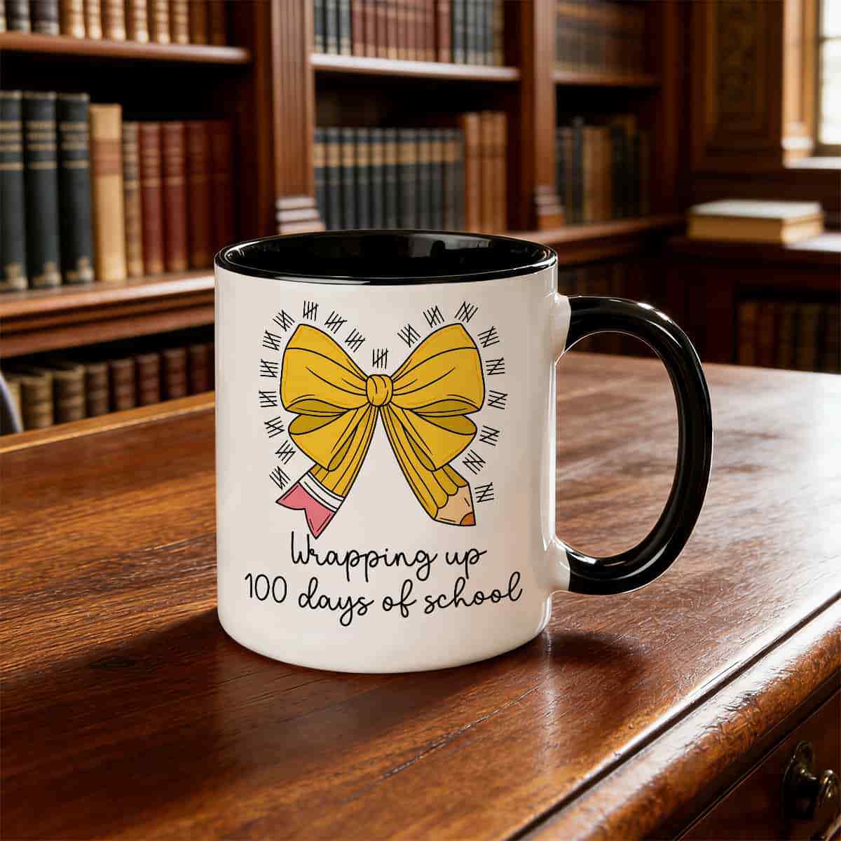 Tailorly Black Accent 11 oz Mug - pencil