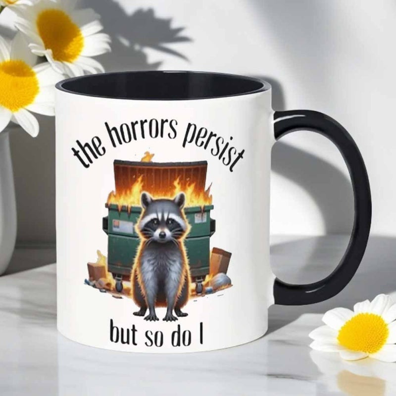 Tailorly Black Accent 11 oz Mug - fear lasts