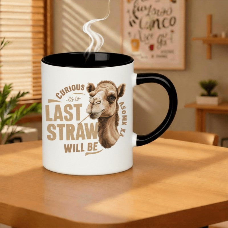 Tailorly Black Accent 11 oz Mug - as to camel