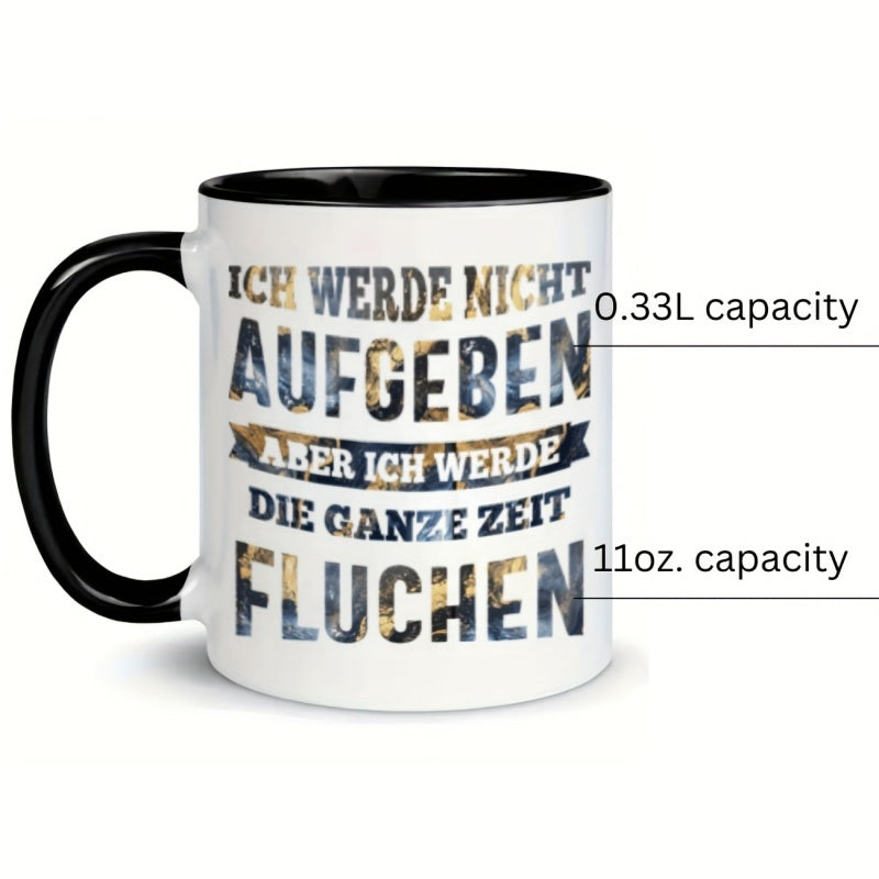 Tailorly Black Accent 11 oz Mug - german text