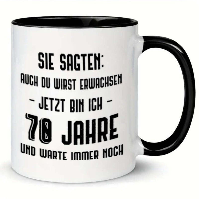 Tailorly Black Accent 11 oz Mug - _german text