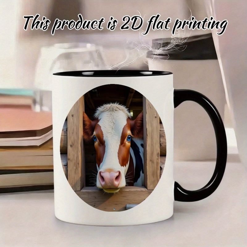 Tailorly Black Accent 11 oz Mug - cartoon style cute