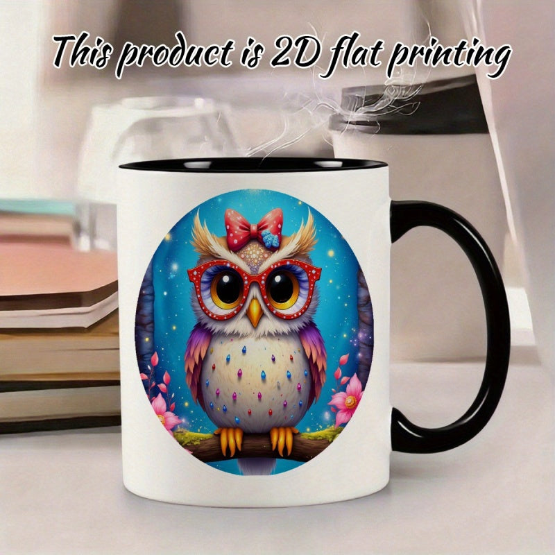 Tailorly Black Accent 11 oz Mug - cartoon cute design