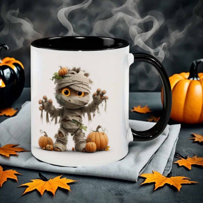 Tailorly Black Accent 11 oz Mug - cute styles and halloween