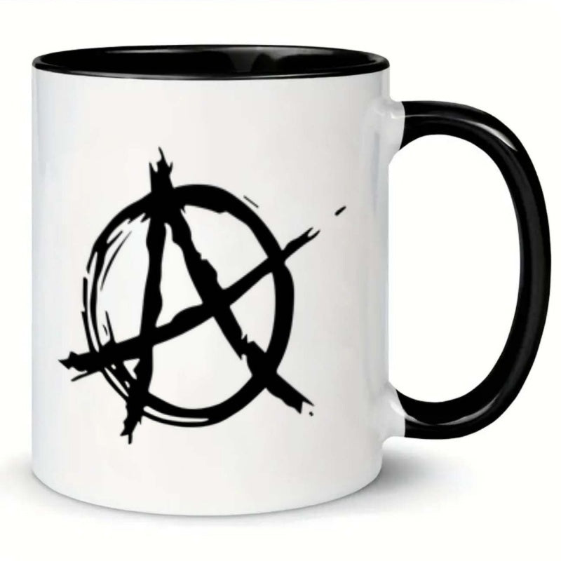 Tailorly Black Accent 11 oz Mug - cartoon style illustration
