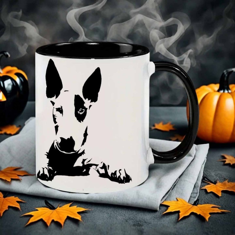 Tailorly Black Accent 11 oz Mug - silhouette style