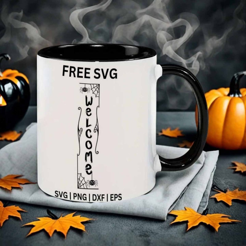 Tailorly Black Accent 11 oz Mug - welcome slogan