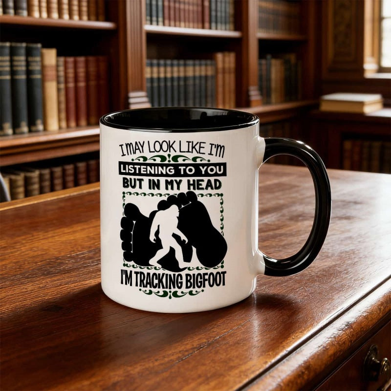 Tailorly Black Accent 11 oz Mug - humorous design