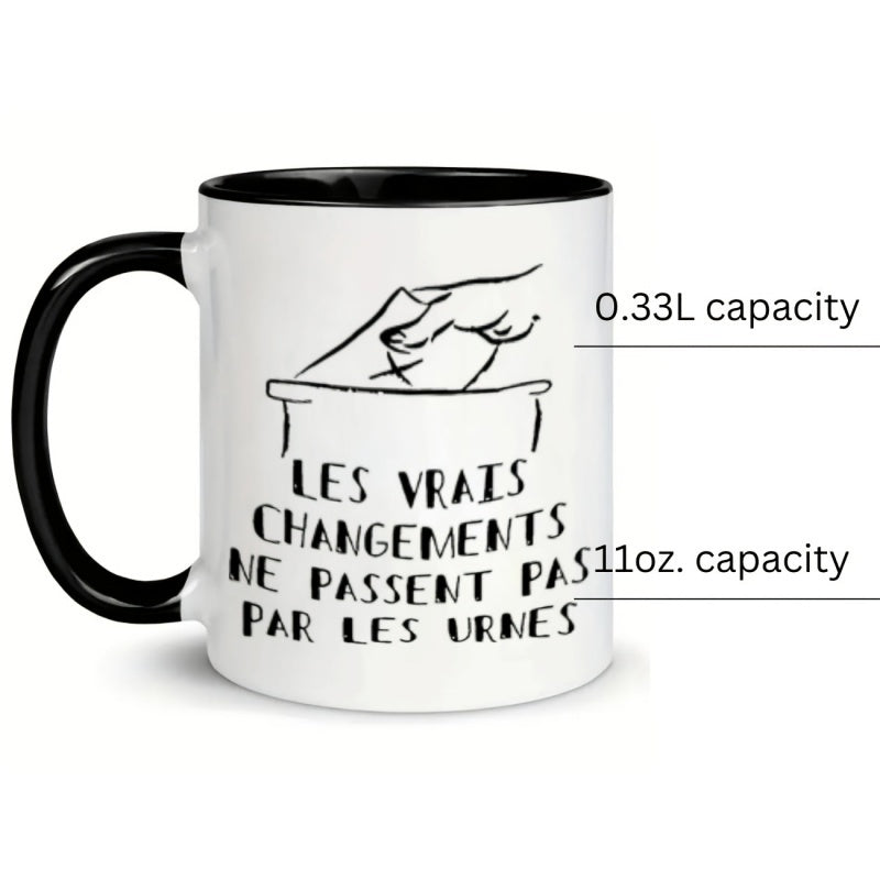 Tailorly Black Accent 11 oz Mug - hand