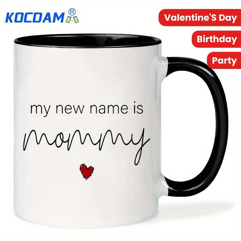 Tailorly Black Accent 11 oz Mug - 11oz funny coffee mug my novelty gift for women girlfriend dishwasher safe white valentines day birthday
