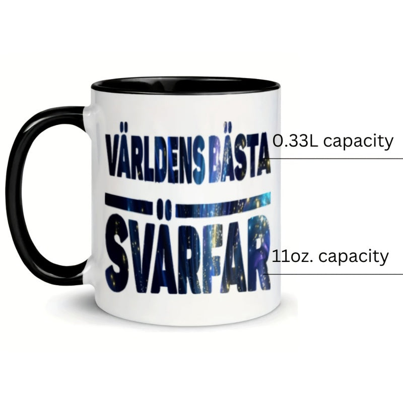 Tailorly Black Accent 11 oz Mug - humorous text