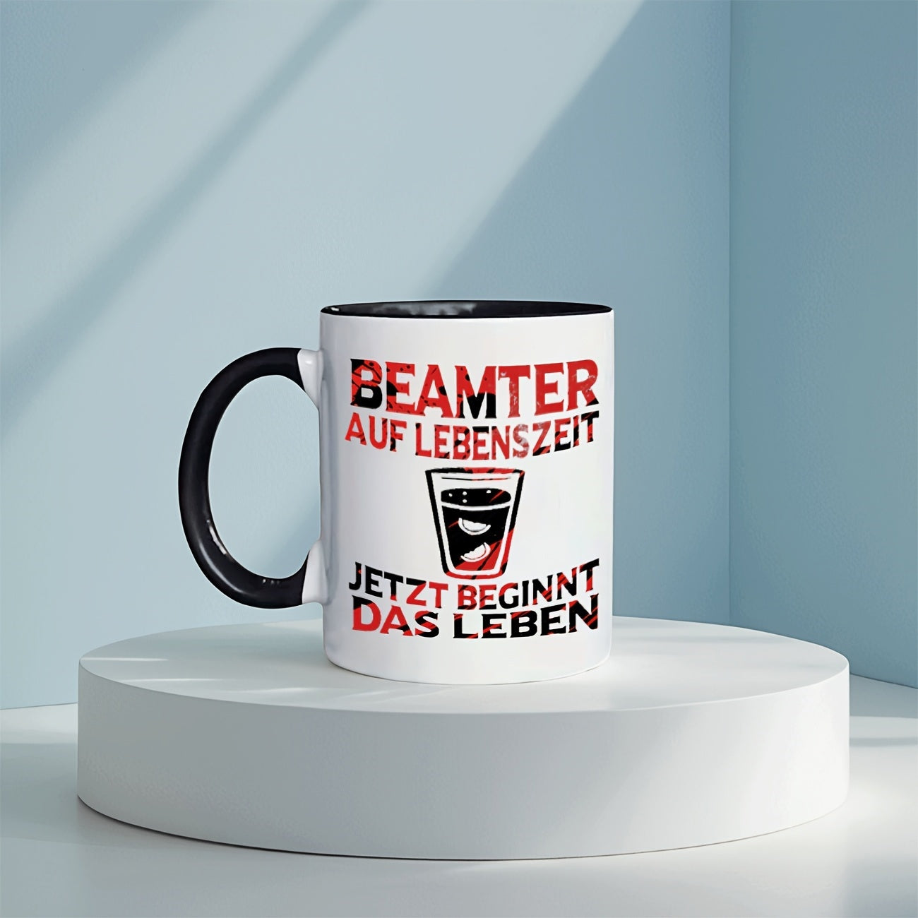 Tailorly Black Accent 11 oz Mug - beamter auf