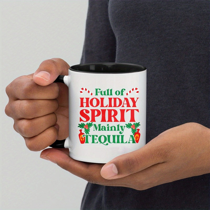 Tailorly Black Accent 11 oz Mug - tequila design