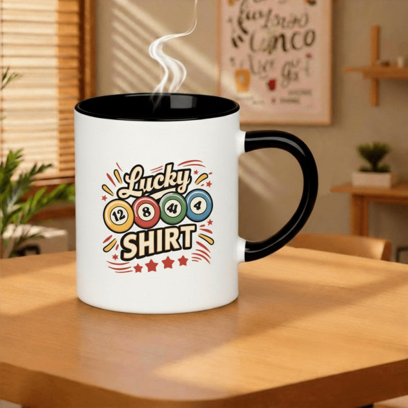Tailorly Black Accent 11 oz Mug - abstract art