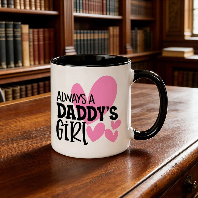 Tailorly Black Accent 11 oz Mug - 1pc 11 ounces a mug for dads humorous coffee mug gifts from birthday presents for fathers and gifts for fathers