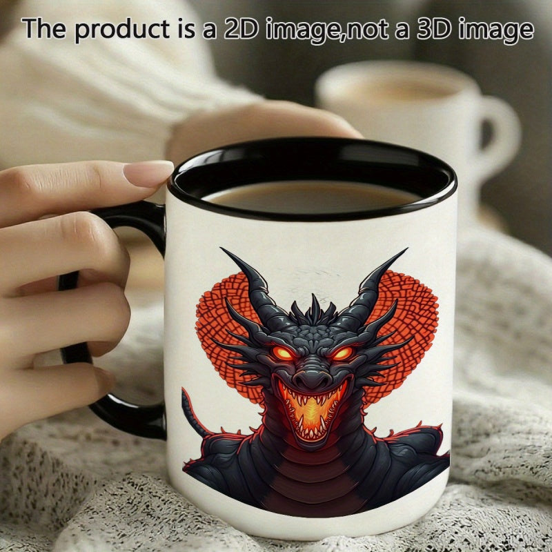 Tailorly Black Accent 11 oz Mug - cute demon