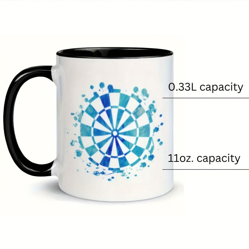 Tailorly Black Accent 11 oz Mug - coffee mug with Christmas and New Year design