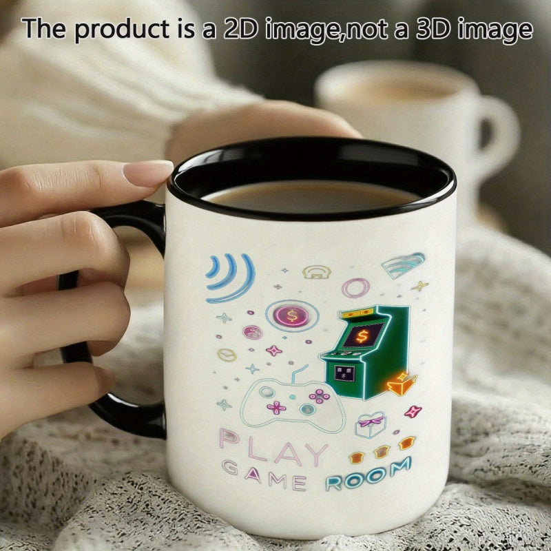 Tailorly Black Accent 11 oz Mug - a cute and durable for gaming 11 ounces made of printed durable ceramic halloween christmas birthday gifts
