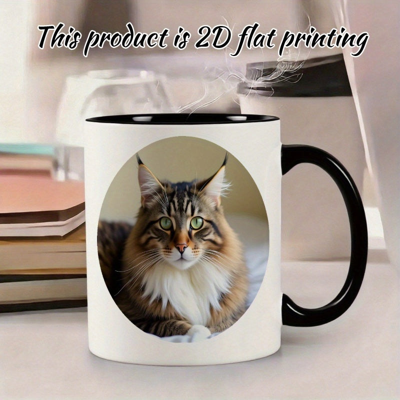 Tailorly Black Accent 11 oz Mug - cute and durable with printed text and festive design