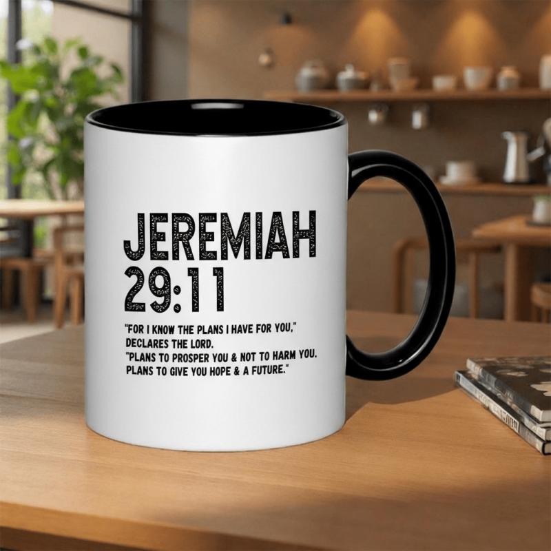 Tailorly Black Accent 11 oz Mug - 29 11 plans to you and future