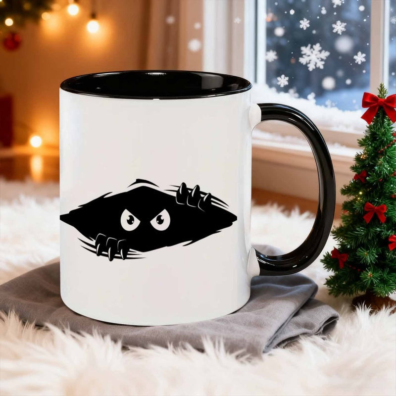 Tailorly Black Accent 11 oz Mug - goth