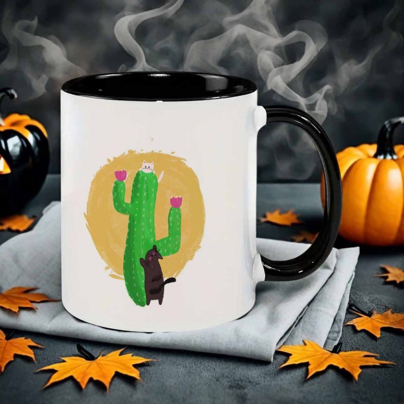 Tailorly Black Accent 11 oz Mug - hand drawn style
