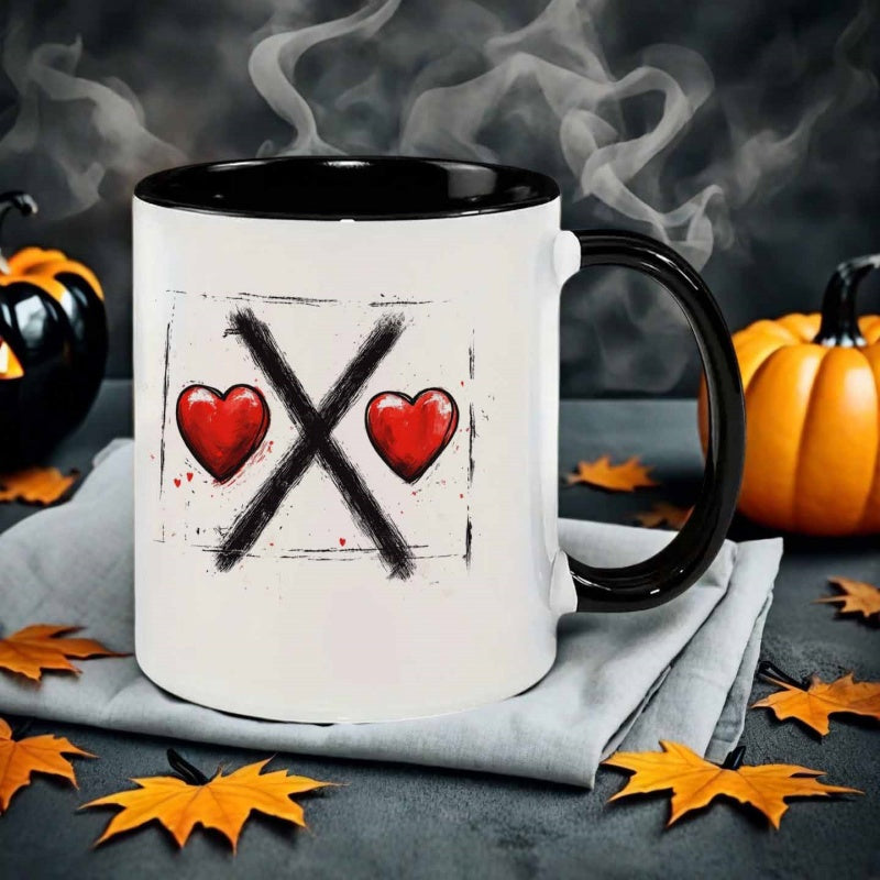 Tailorly Black Accent 11 oz Mug - graffiti style design