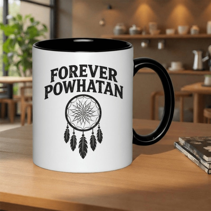 Tailorly Black Accent 11 oz Mug - dreamcatcher