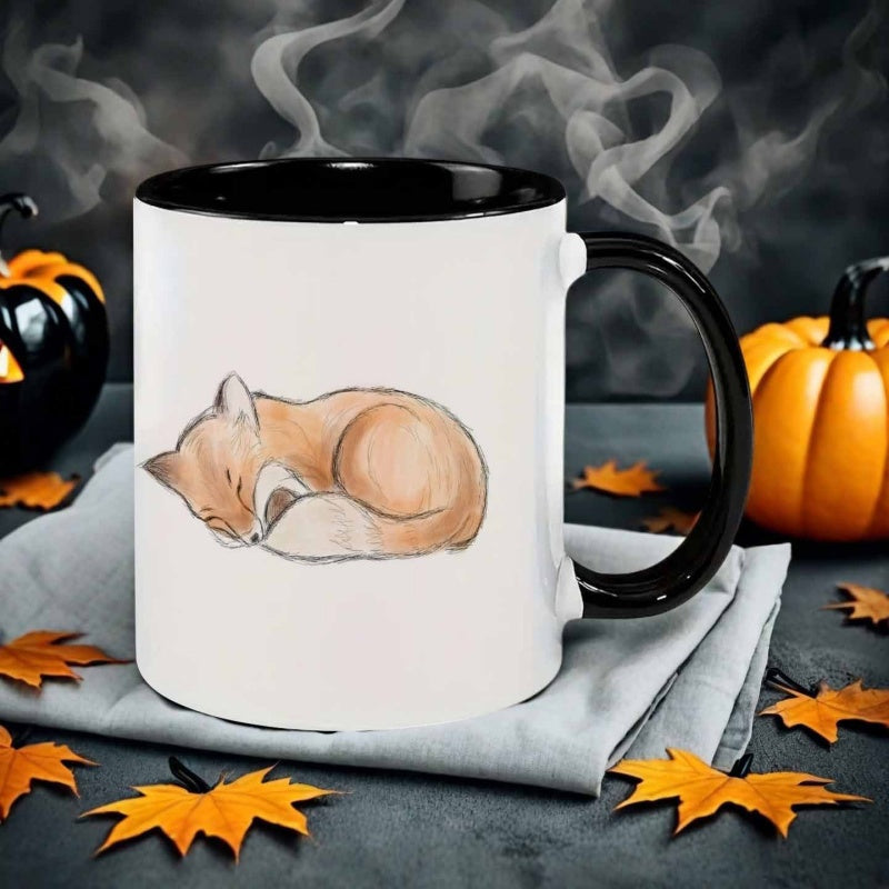 Tailorly Black Accent 11 oz Mug - hand drawn style