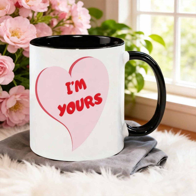 Tailorly Black Accent 11 oz Mug - lettering