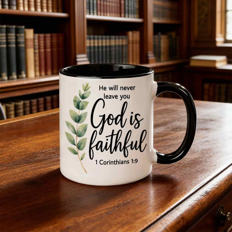 Tailorly Black Accent 11 oz Mug - inspirational quote