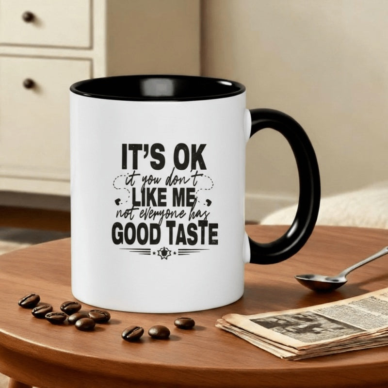 Tailorly Black Accent 11 oz Mug - abstract