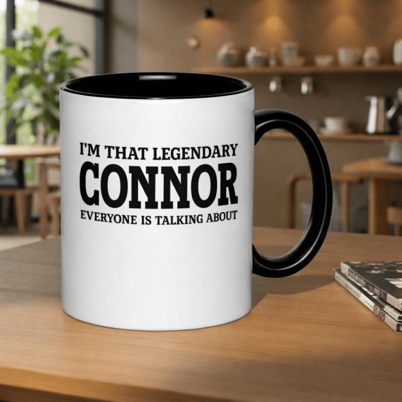 Tailorly Black Accent 11 oz Mug - im that everyone is talking about