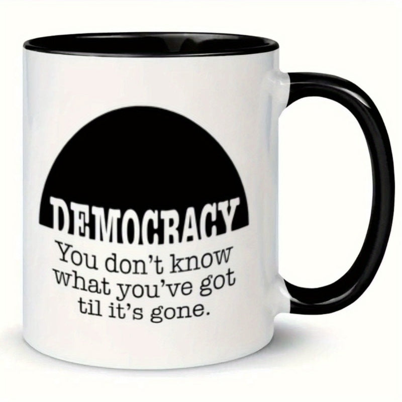 Tailorly Black Accent 11 oz Mug - semi circular labeled