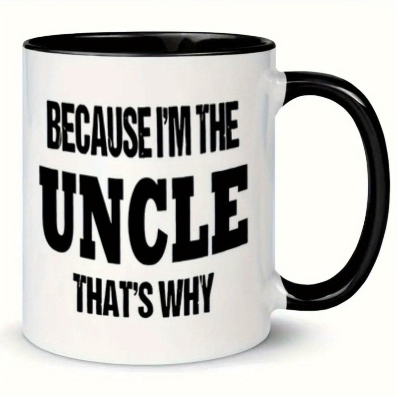 Tailorly Black Accent 11 oz Mug - uncle text
