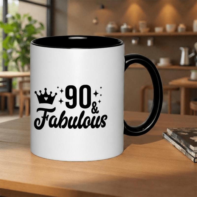 Tailorly Black Accent 11 oz Mug - the and plants