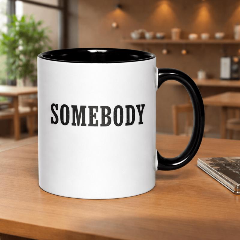 Tailorly Black Accent 11 oz Mug - a humorous and on an 11oz ceramic coffee mug drinkware enthusiasts this durable mug features a themed abstract
