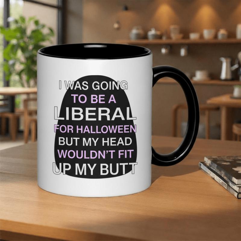 Tailorly Black Accent 11 oz Mug - i was for halloween but wouldnt my 11oz printed ceramic mug scratch resistant print 11oz capacity 325ml