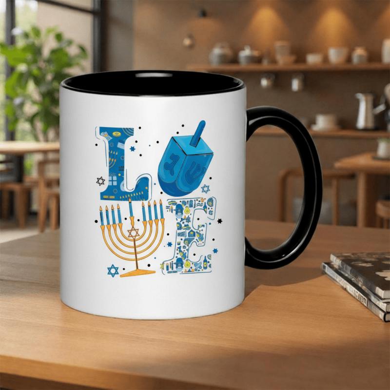 Tailorly Black Accent 11 oz Mug - a minimalistic for any occasion or as a statement piece 11oz printed ceramic mug mugs coffee cups dishwasher safe
