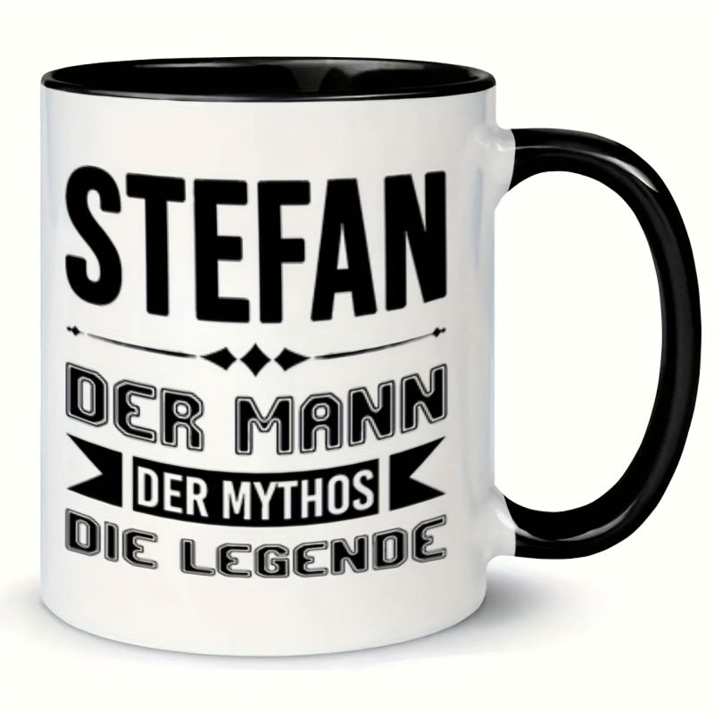 Tailorly Black Accent 11 oz Mug - german text
