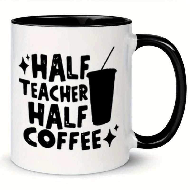 Tailorly Black Accent 11 oz Mug - cartoon chalkboard style