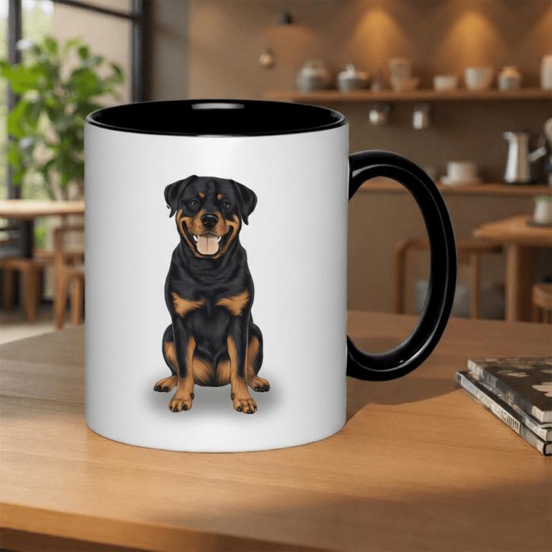 Tailorly Black Accent 11 oz Mug - vintage 1980s retro lover cassette tape design