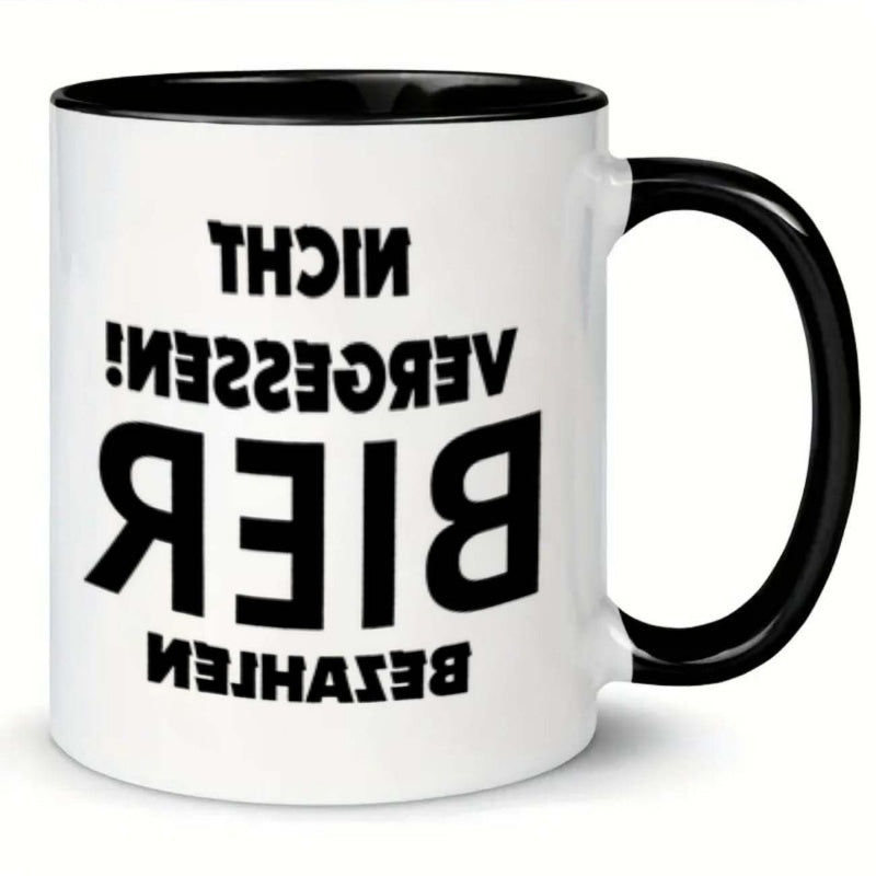 Tailorly Black Accent 11 oz Mug - german phrases