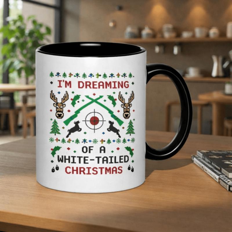 Tailorly Black Accent 11 oz Mug - romantic and inspirational quote